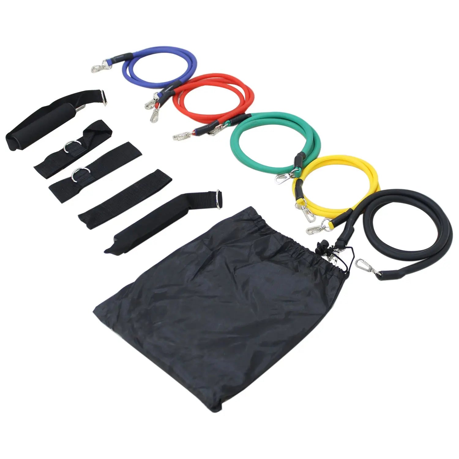 Kit de Extensores Elásticos para Treinamento Funcional Goup Sports - Desenvolvimento Muscular e Exercícios em Casa