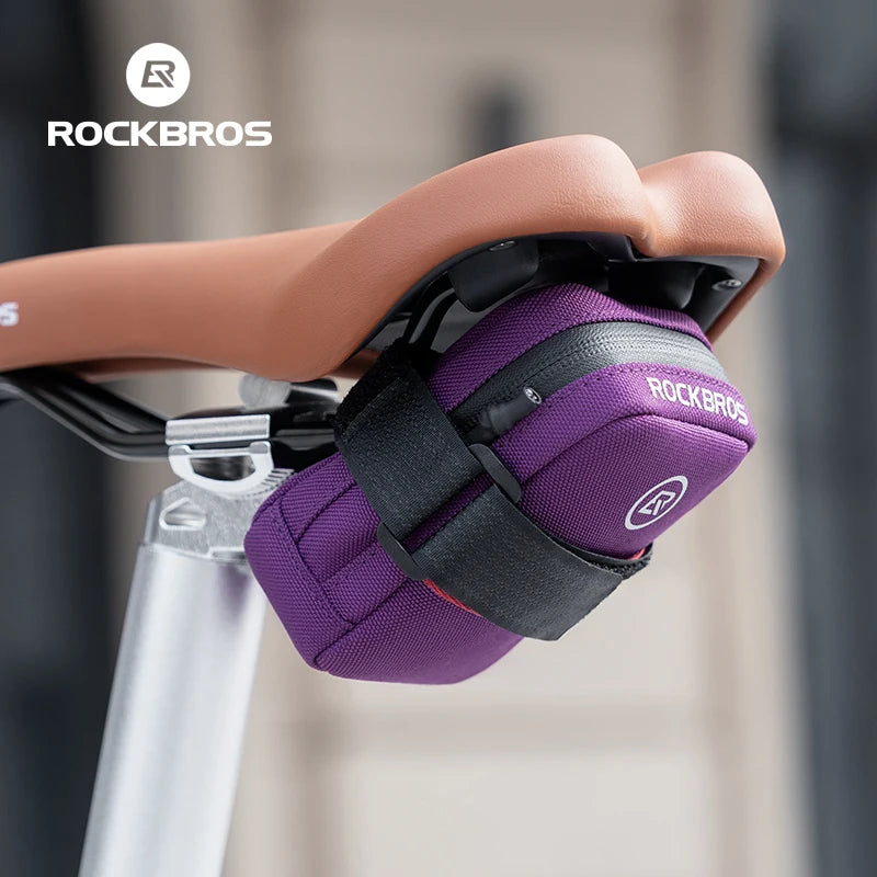 Bolsa de Selim RockBros Mini para Bicicleta - Leve, Pequena e Multifuncional!