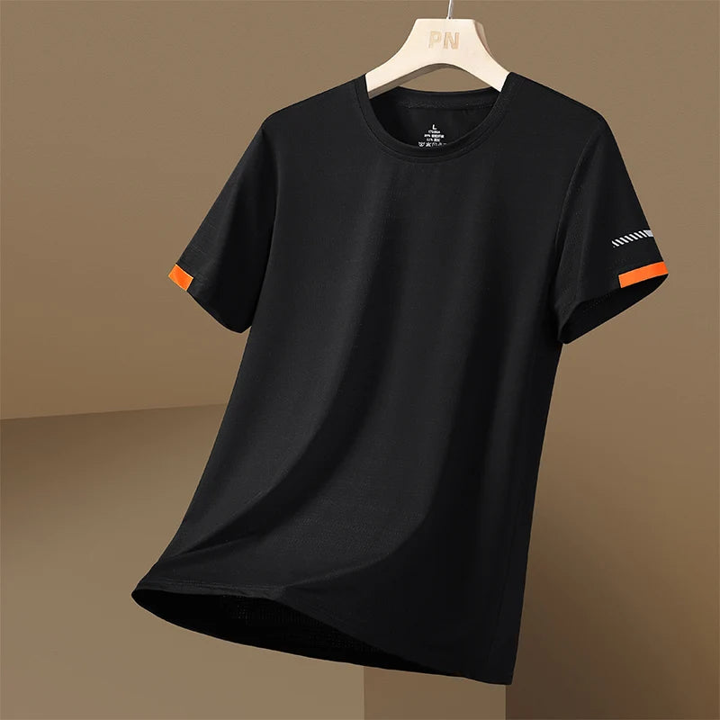 Camiseta Masculina Ice Silk de Gola Redonda - Conforto e Estilo para o Verão - Goup Sports