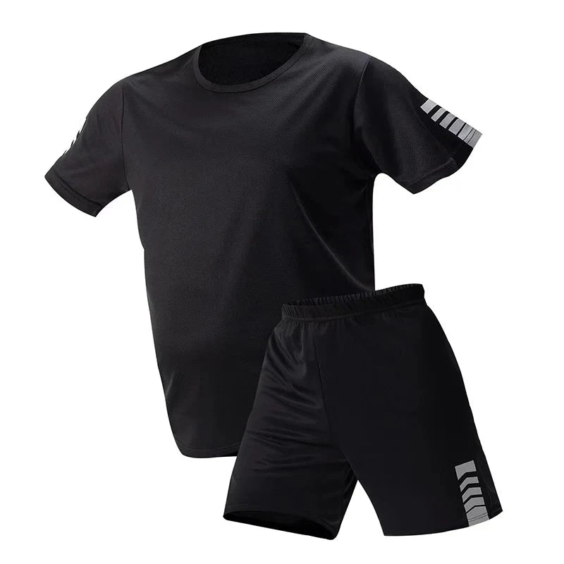 Conjunto Casual Masculino de T-Shirt e Short - 2 Peças Goup Sports