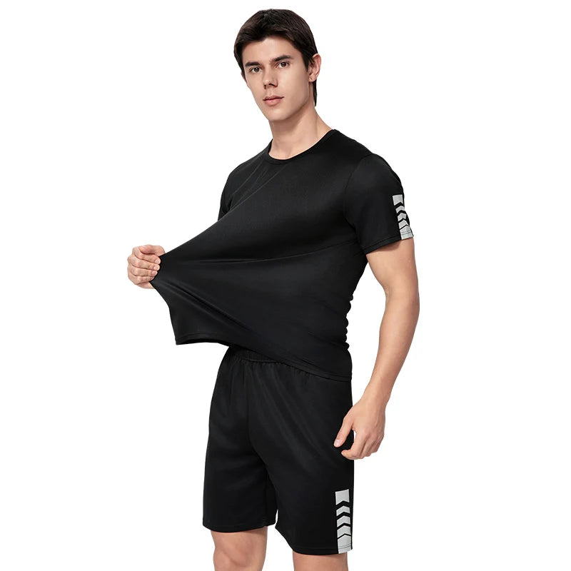 Conjunto Casual Masculino de T-Shirt e Short 2 Peças - Goup Sports