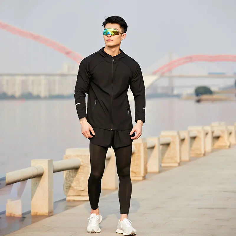 Jaqueta Masculina Reflex ProRun com Proteção Solar - Proteção, Conforto e Visibilidade em Cada Treino!