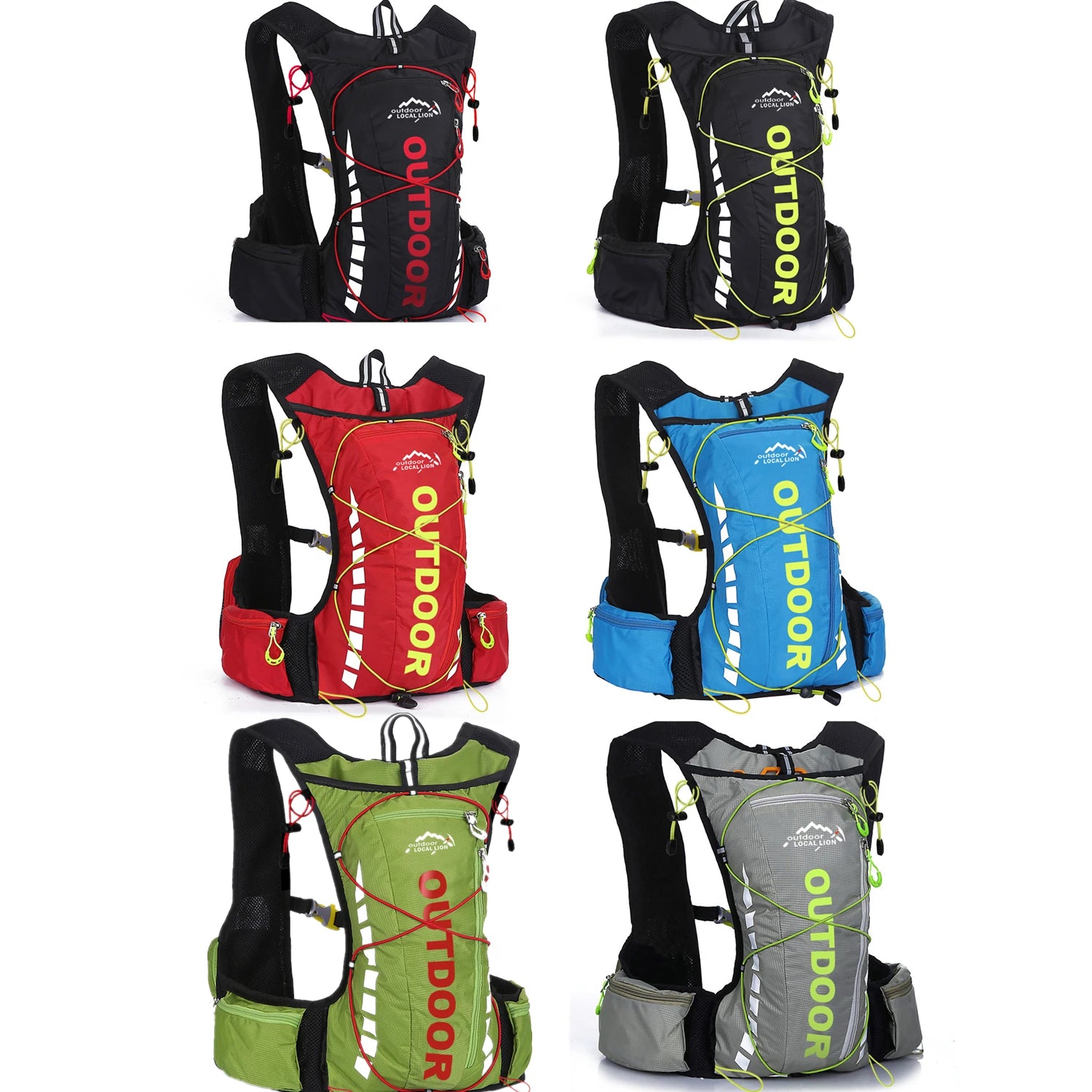 Mochila de Hidratação Ultra Leve TrailFlow 8L - Praticidade e Hidratação para Suas Aventuras!