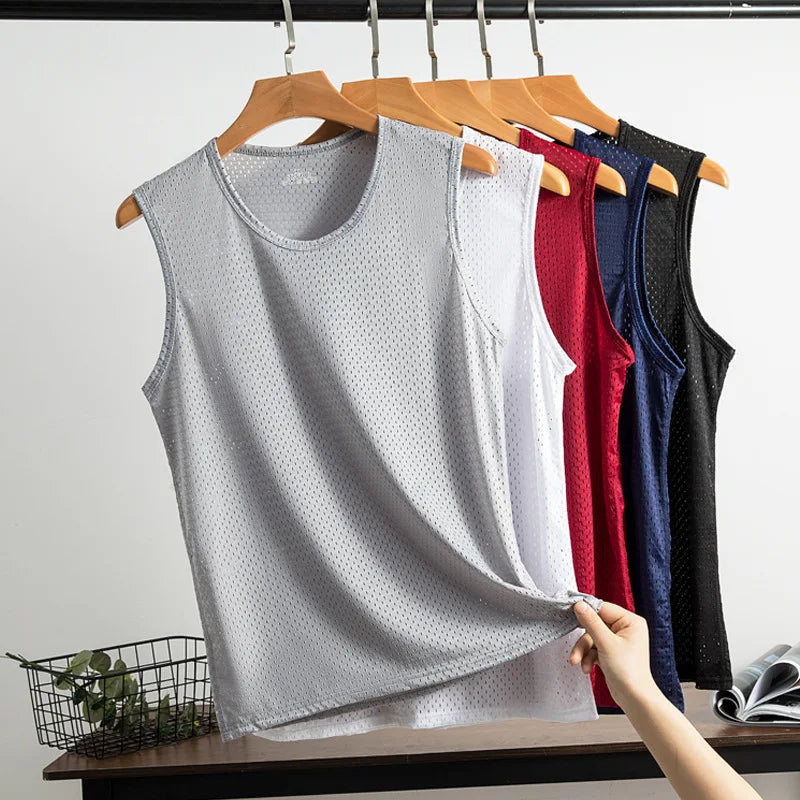 Regata Masculina IceFit Mesh - Estilo, Conforto e Desempenho nos Seus Treinos!
