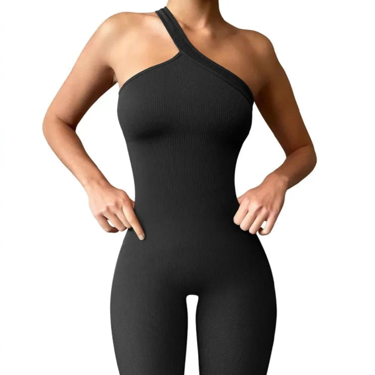 Bodysuit sem mangas para mulheres, cor sólida, levantamento do quadril, esportes, fitness, novo verão