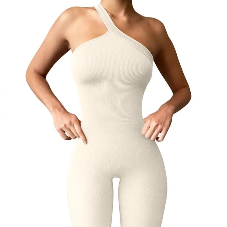 Bodysuit sem mangas para mulheres, cor sólida, levantamento do quadril, esportes, fitness, novo verão