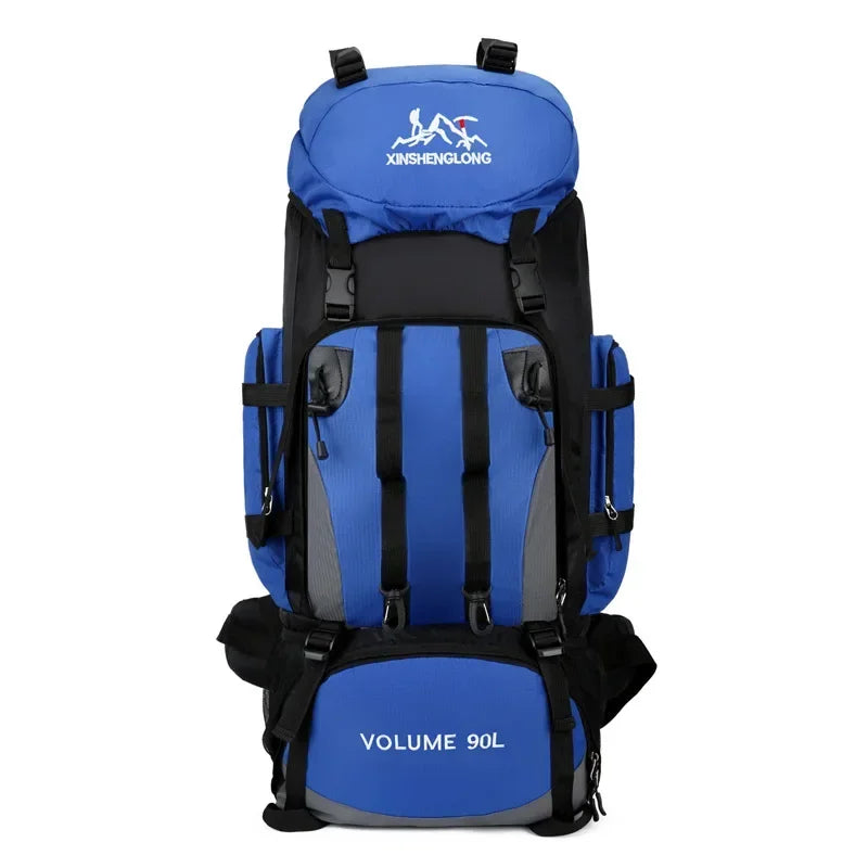 Mochila Impermeável UltraCap 90L para Trilhas e Camping