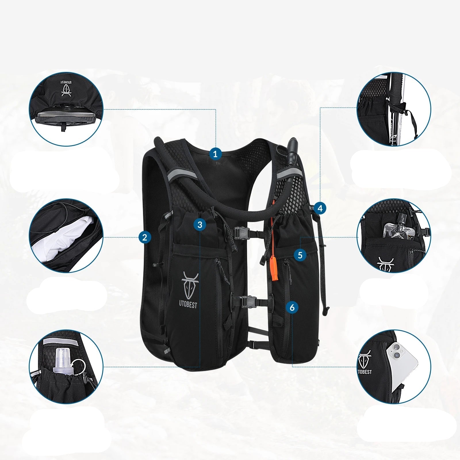 Mochila de Hidratação VelocityFlex 10L