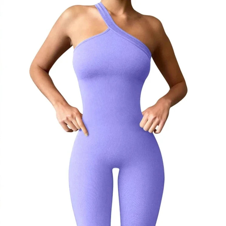 Bodysuit sem mangas para mulheres, cor sólida, levantamento do quadril, esportes, fitness, novo verão