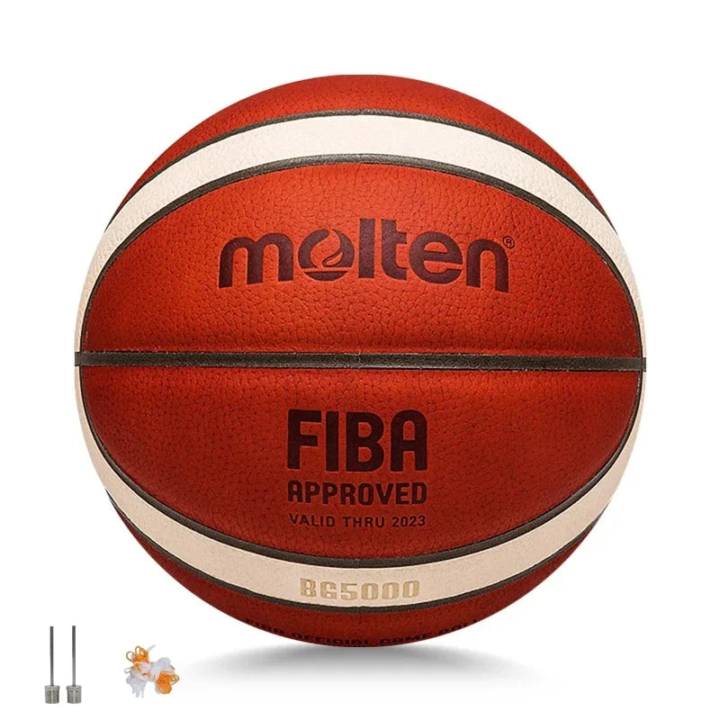 BG5000-Molten 7 Basquete e Saco, Indoor e Outdoor Cement Ground, Resistente ao Desgaste, Adulto e Juventude, Competição Treinamento Especial
