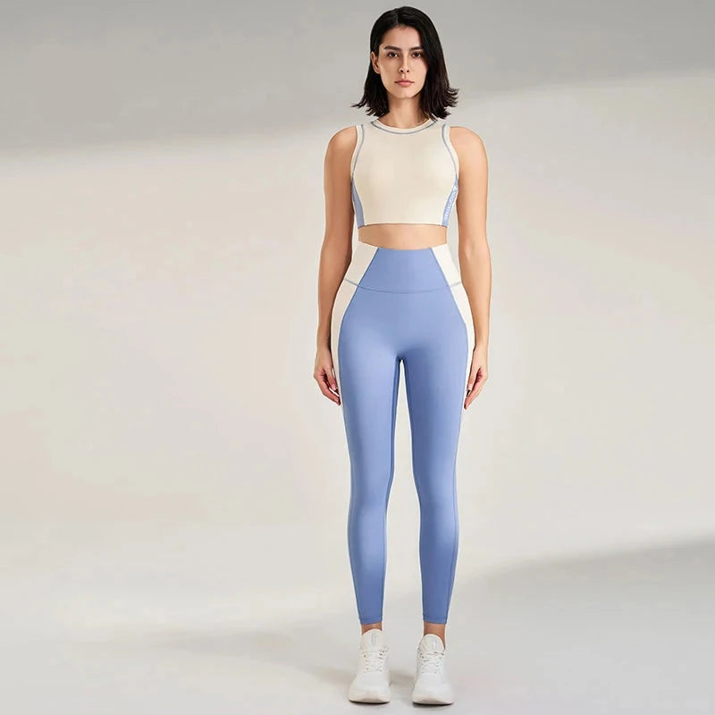 Conjunto Fitness Feminino com Cores Contrastantes Goup Sports - Conforto e Estilo