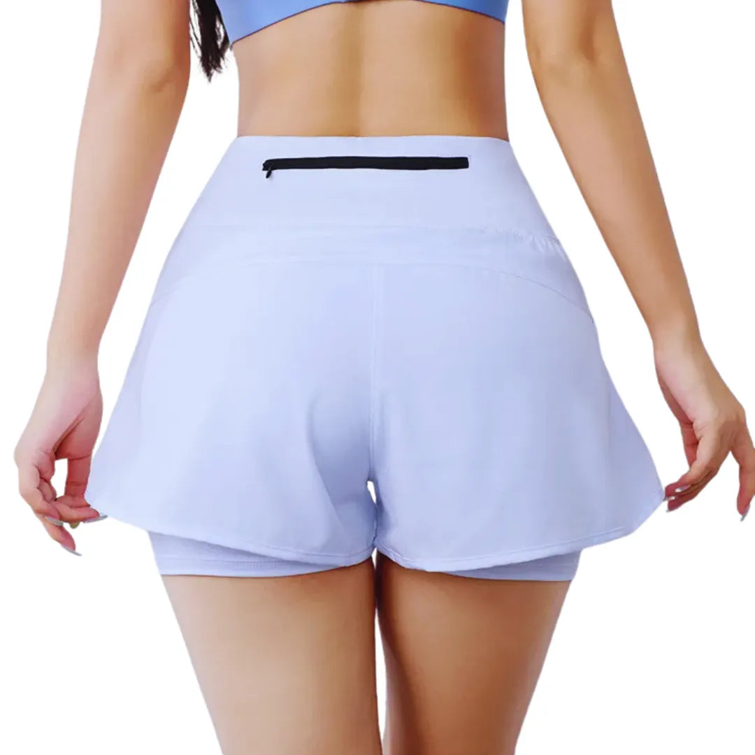 Shorts Femininos DynamicMove Goup Sports, Flexibilidade e Leveza para Corrida - Movimento Livre, Conforto Máximo.