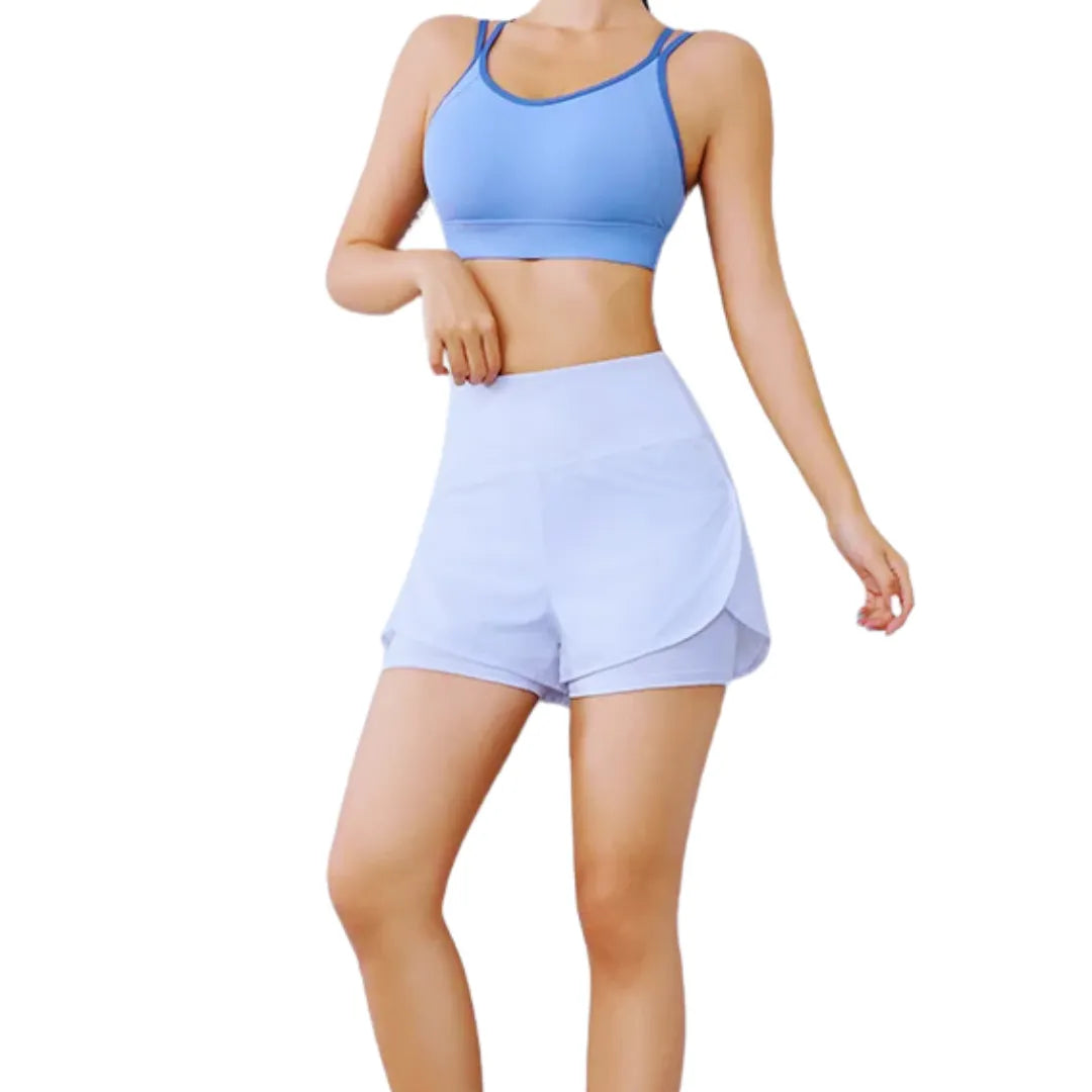 Shorts Femininos DynamicMove Goup Sports, Flexibilidade e Leveza para Corrida - Movimento Livre, Conforto Máximo.