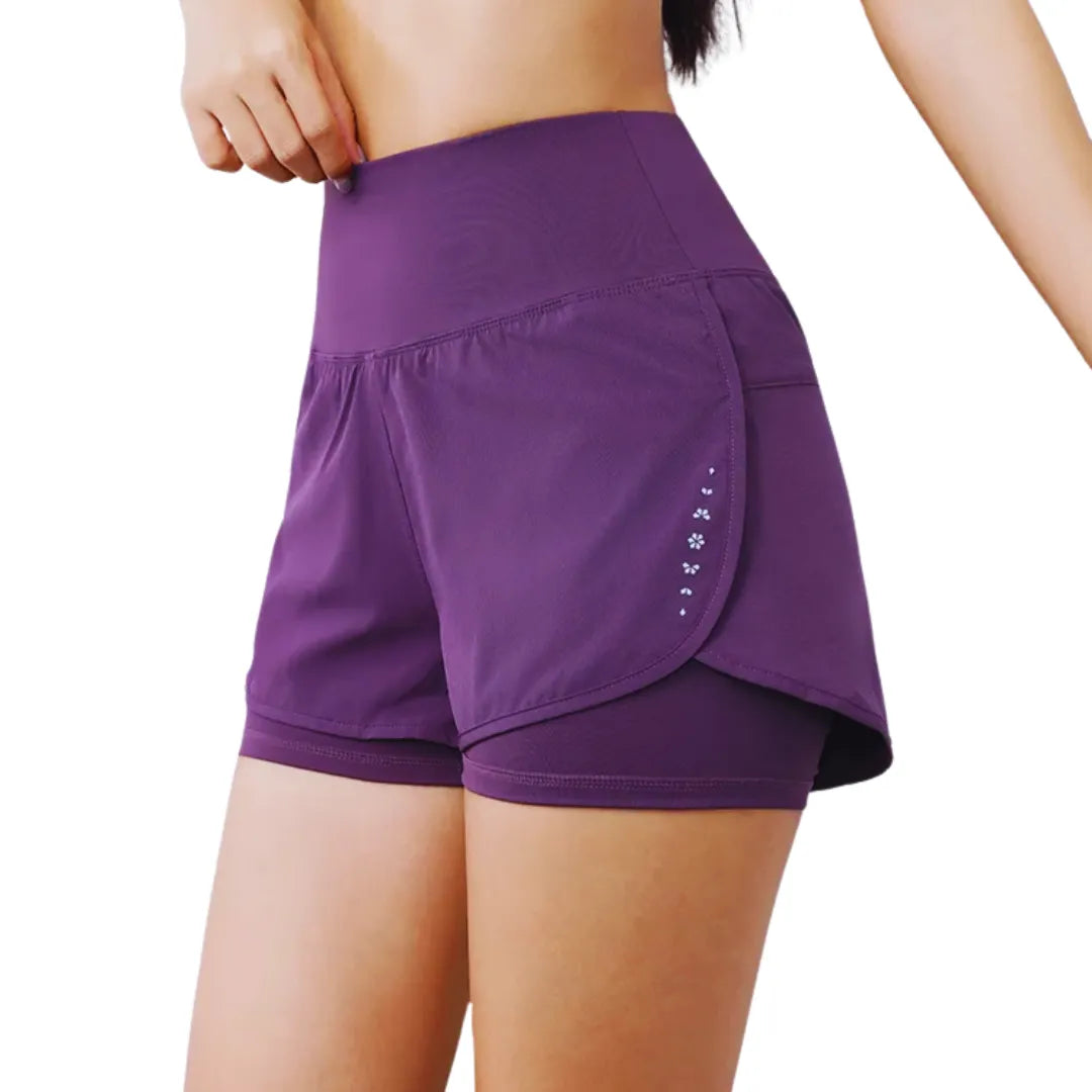 Shorts Femininos DynamicMove Goup Sports, Flexibilidade e Leveza para Corrida - Movimento Livre, Conforto Máximo.