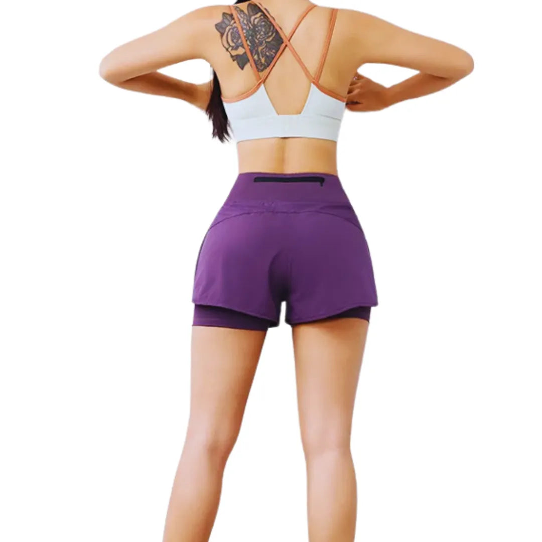 Shorts Femininos DynamicMove Goup Sports, Flexibilidade e Leveza para Corrida - Movimento Livre, Conforto Máximo.
