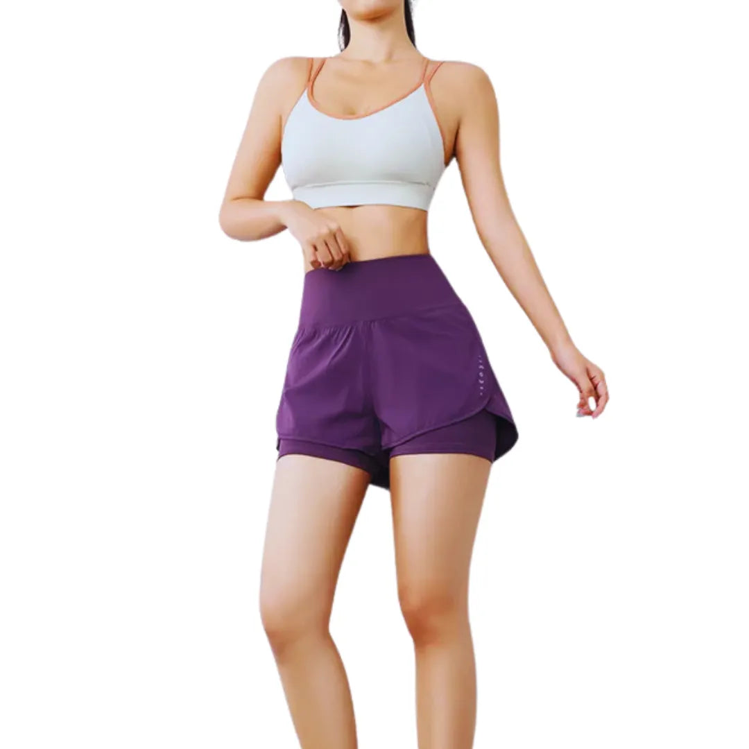 Shorts Femininos DynamicMove Goup Sports, Flexibilidade e Leveza para Corrida - Movimento Livre, Conforto Máximo.